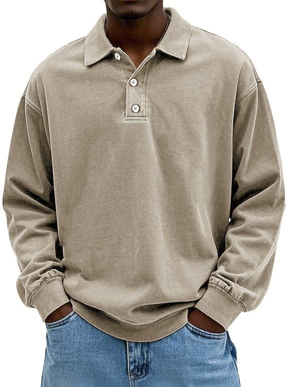 T-shirt with hood and distressed wash finish