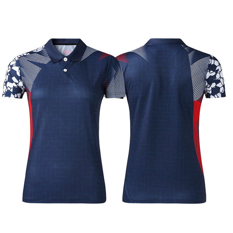 Table tennis sports T-shirt and sportswear