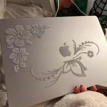 Tablet glitter stickers