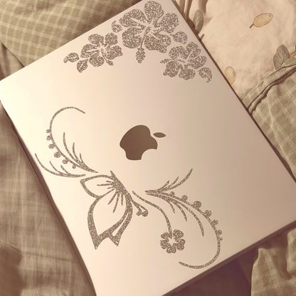 Tablet glitter stickers