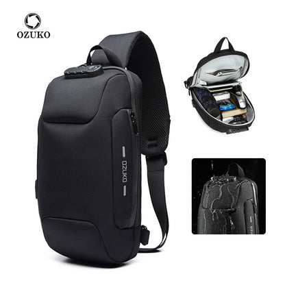 Tactical Chest Bag for Men, Crossbody Bag, Waterproof