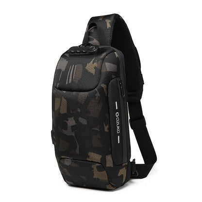 Tactical Chest Bag for Men, Crossbody Bag, Waterproof