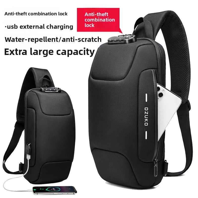 Tactical Chest Bag for Men, Crossbody Bag, Waterproof
