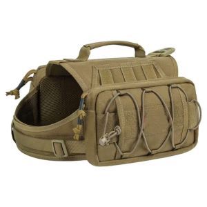 Tactical Dog Backpack with MOLLE System