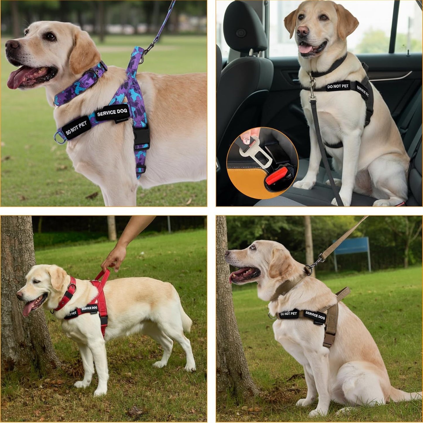 Tactical dog harness