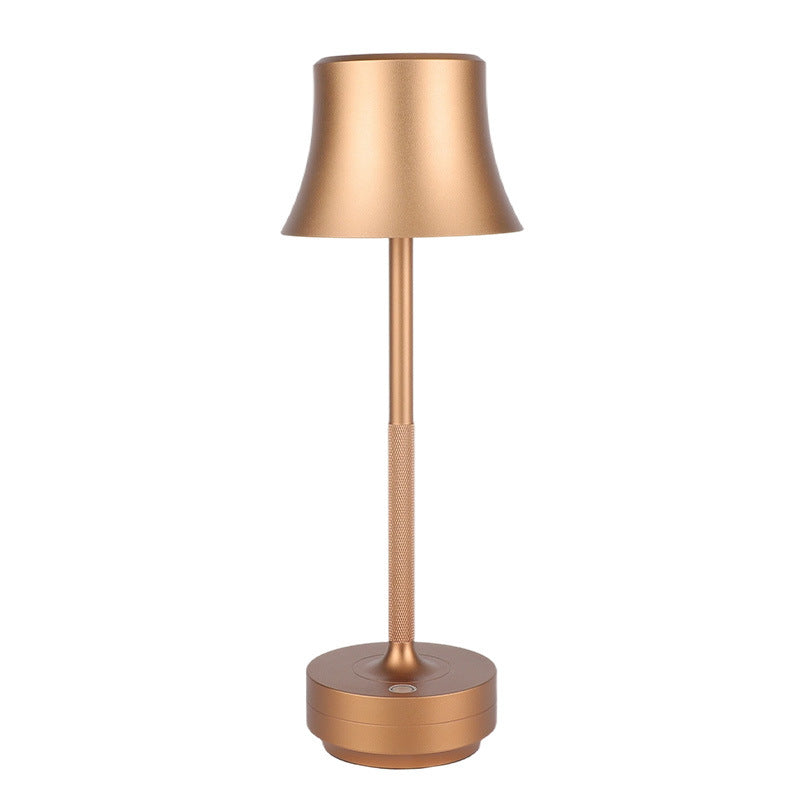 Tall metal table lamp
