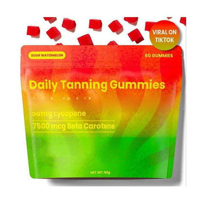 Tanning gummy candies