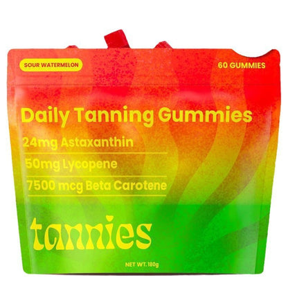 Tanning gummy candies