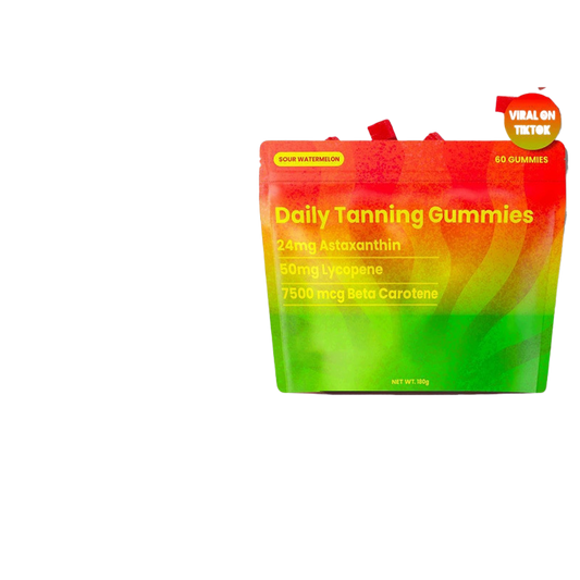 Tanning gummy candies