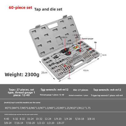 Tap and die set