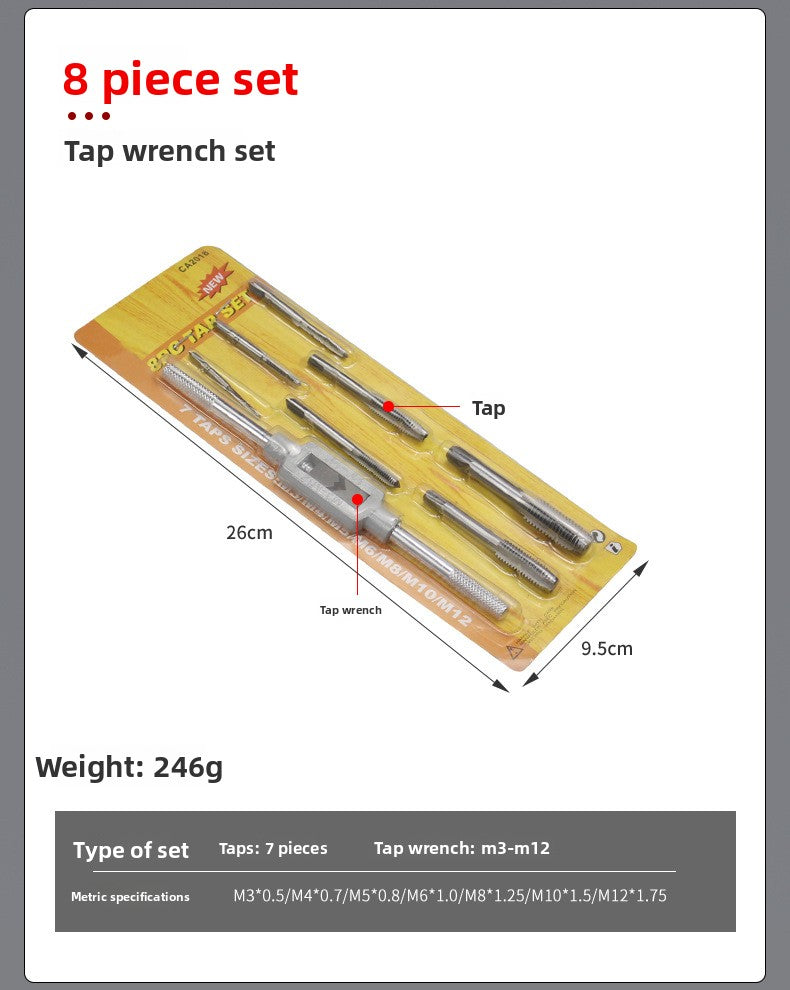 Tap and die set