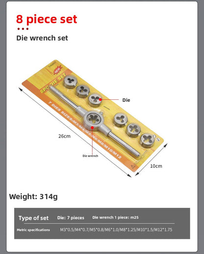 Tap and die set