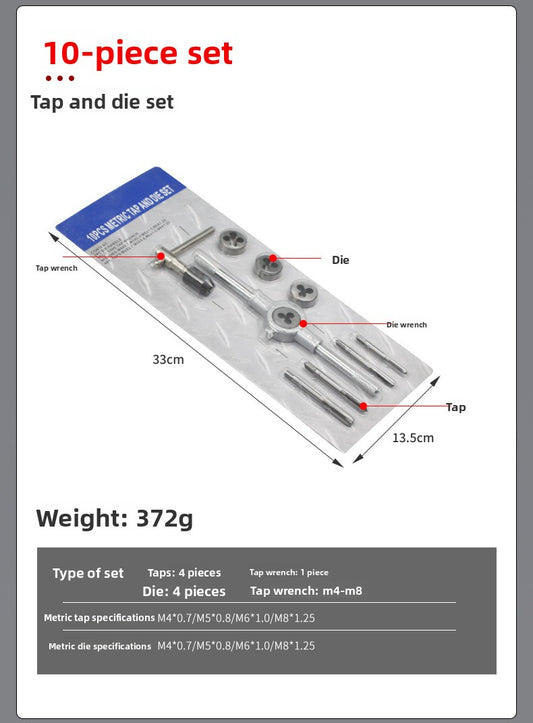 Tap and die set