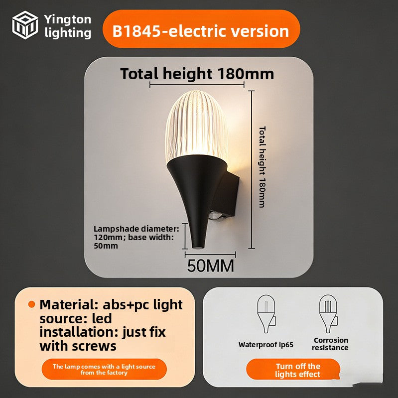 Tapered Crystal LED Wall Lamp