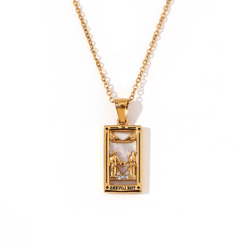 Tarot Card Necklace