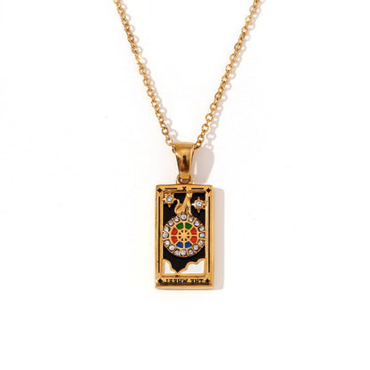 Tarot Card Necklace