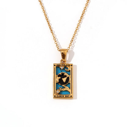 Tarot Card Necklace