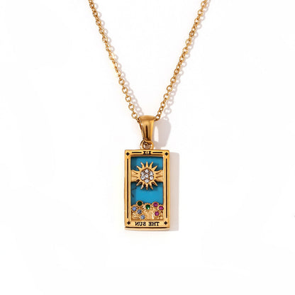 Tarot Card Necklace