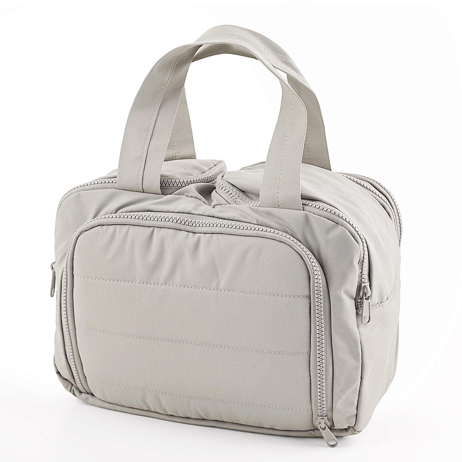 Taslan Double Opening Toiletry Bag with Compartments