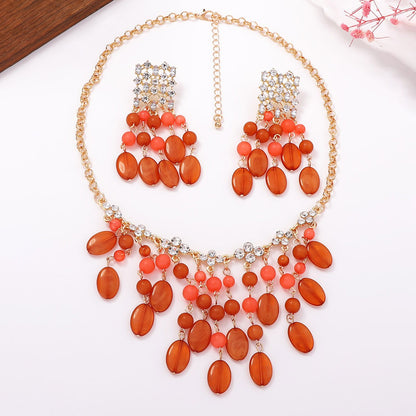 Tassel beaded jewelry