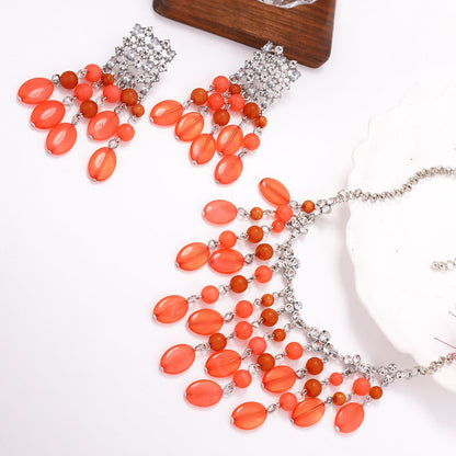 Tassel beaded jewelry