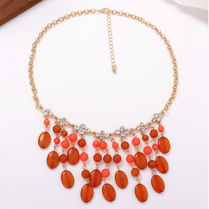 Tassel beaded jewelry
