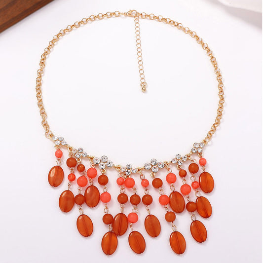 Tassel beaded jewelry