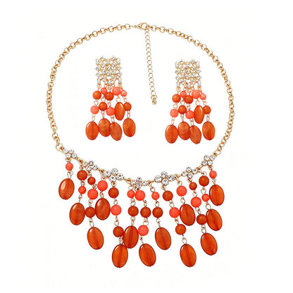 Tassel beaded jewelry