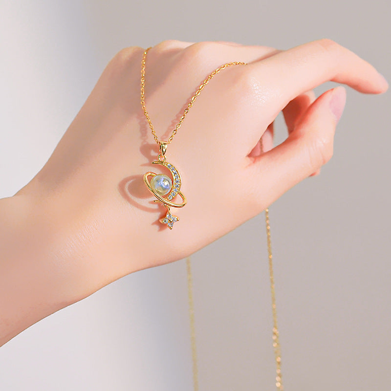 Tassel Celestial Pendant Necklace