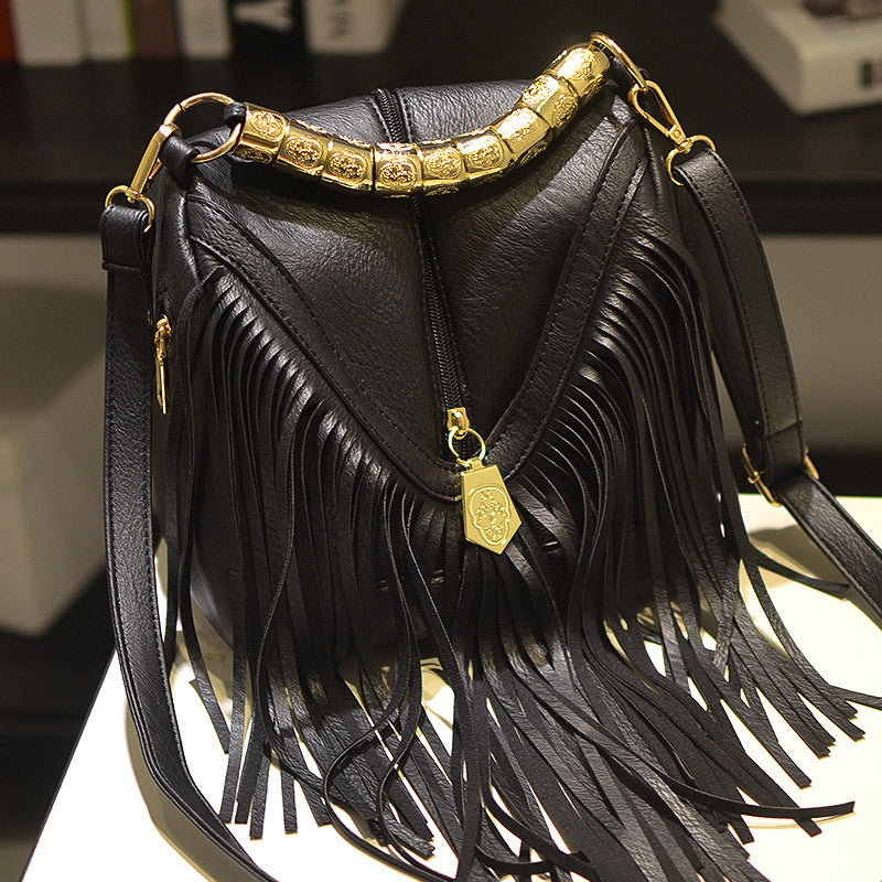 Tassel crossbody bag