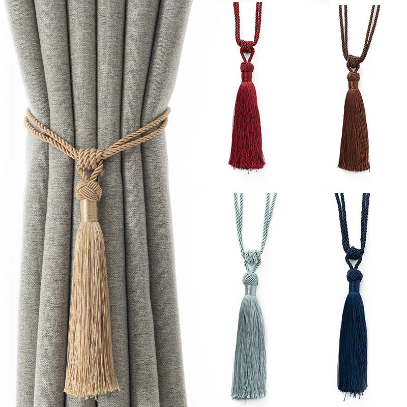 Tassel curtain tiebacks