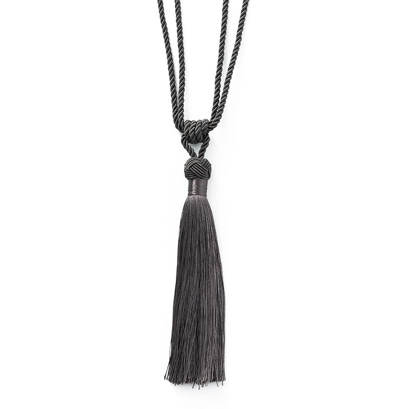 Tassel curtain tiebacks