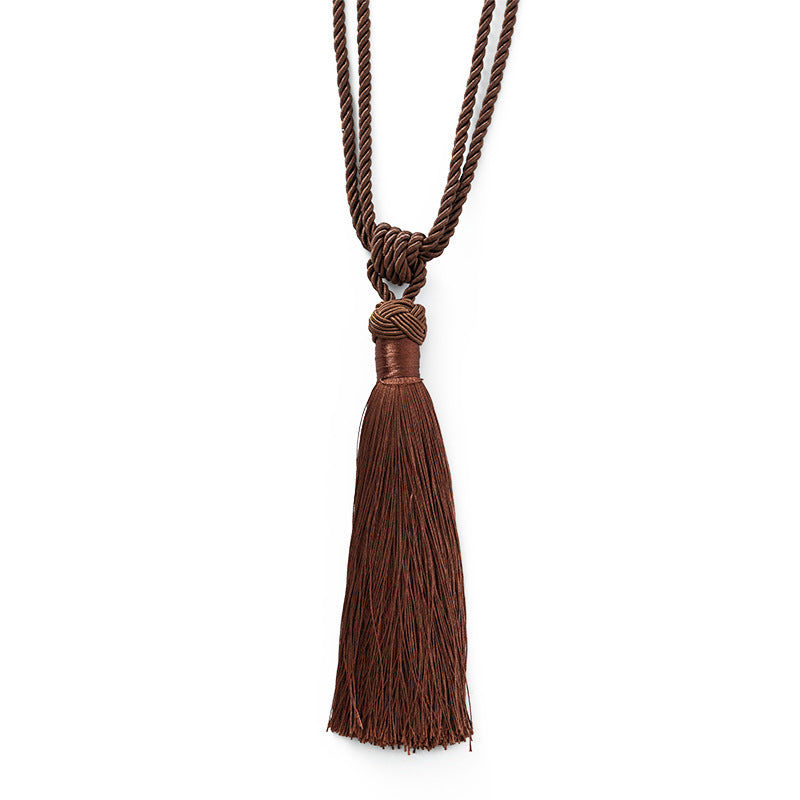 Tassel curtain tiebacks