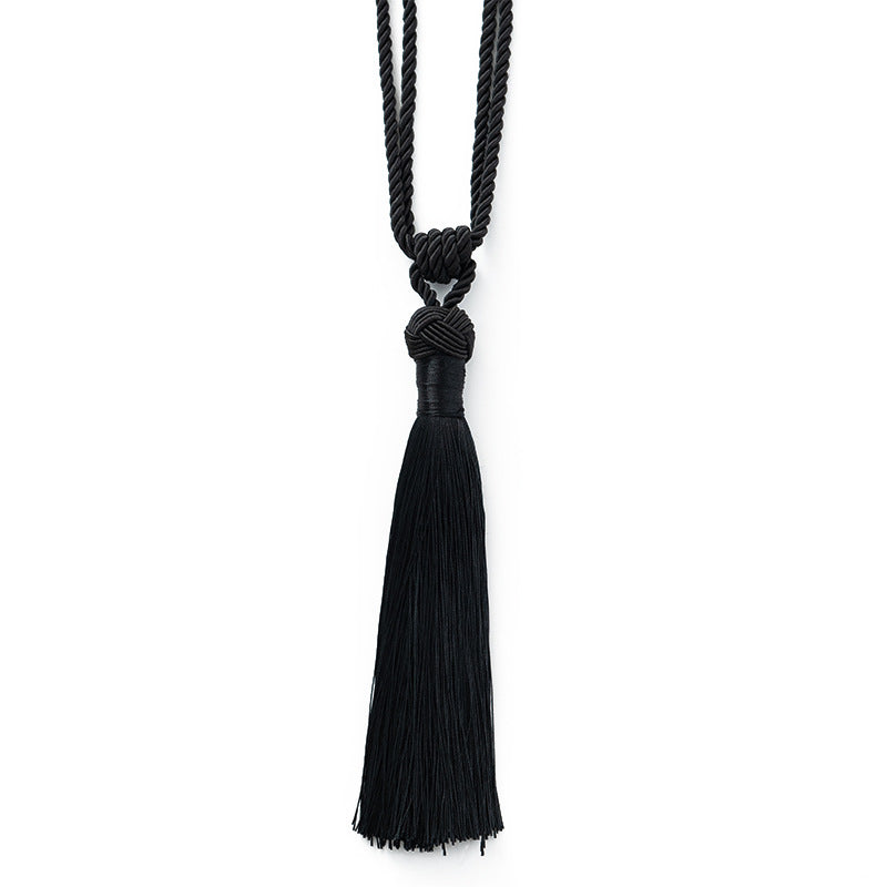 Tassel curtain tiebacks