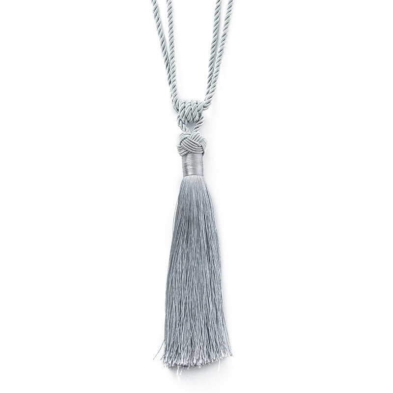 Tassel curtain tiebacks