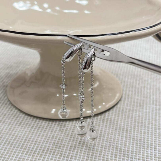 Tassel ear clips for non-pierced ears