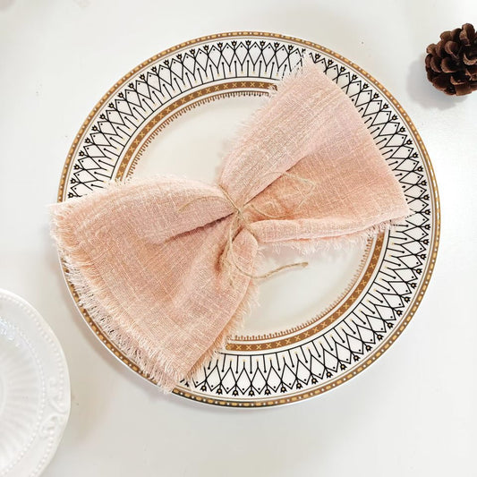Tassel Edge Cotton Napkins