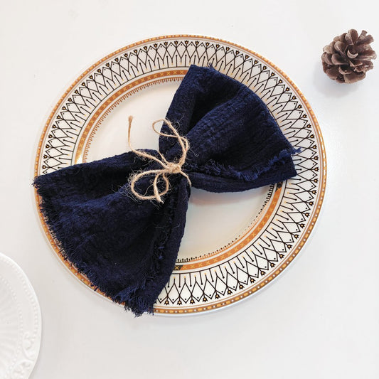 Tassel Edge Cotton Napkins