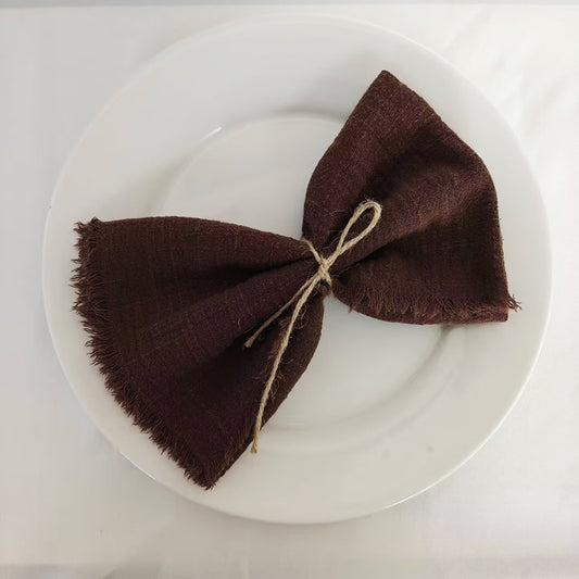 Tassel Edge Cotton Napkins