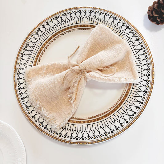 Tassel Edge Cotton Napkins