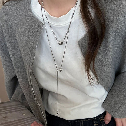 Tassel set necklace