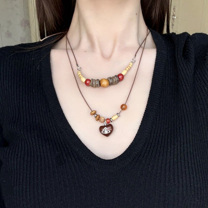 Tassel set necklace