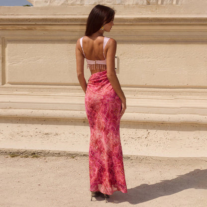 Tassel suspender dress