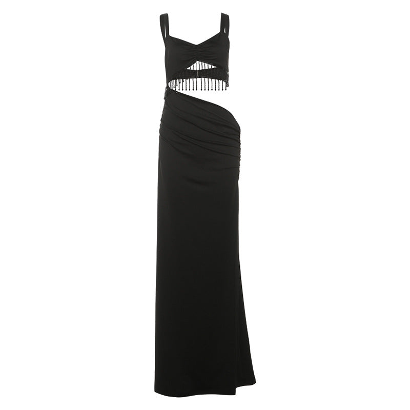 Tassel suspender dress