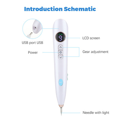 Tattoo removal plasma freckle removal machine