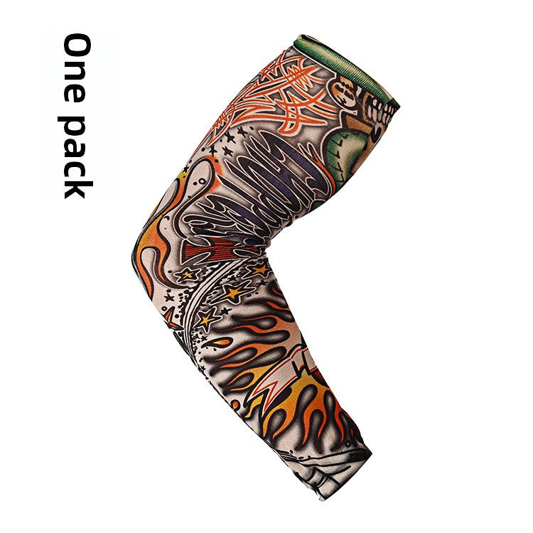 Tattooed arm sleeves