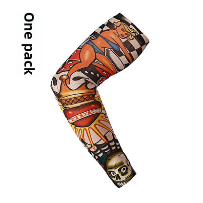 Tattooed arm sleeves