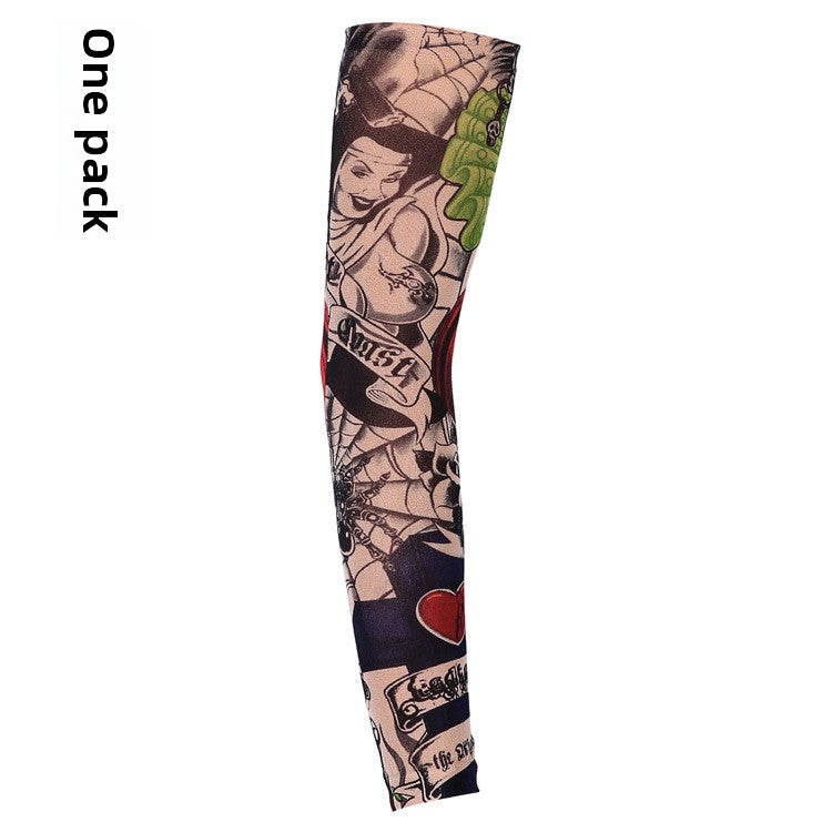 Tattooed arm sleeves