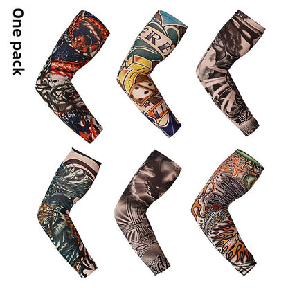 Tattooed arm sleeves