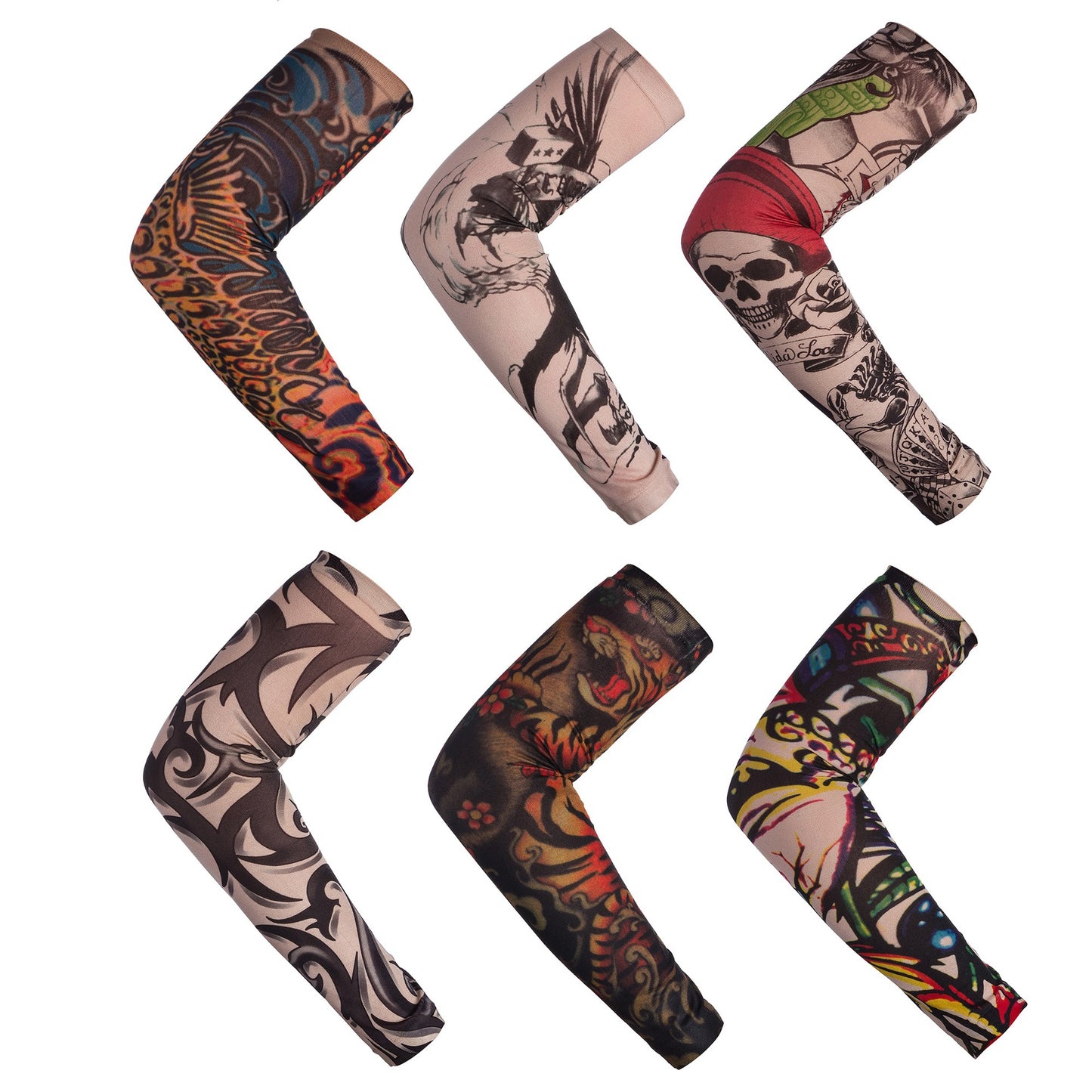 Tattooed arm sleeves